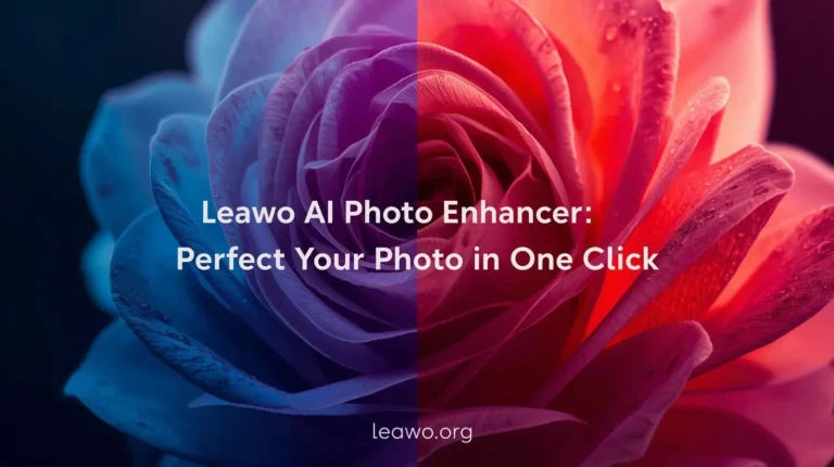 Leawo AI Photo Enhancer Perfect Your Photo in One Click